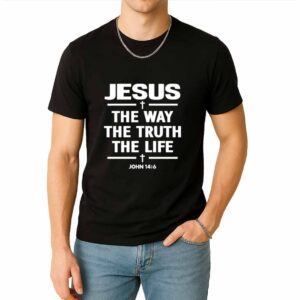 Alisson Becker Wearing Jesus The Way The Truth The Life John 14 6 Shirt