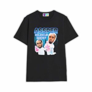 Assper Casper Diddy Oiled Up Ghost Sean Combs Baby Oil Shirt