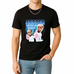 Assper Casper Diddy Oiled Up Ghost Sean Combs Baby Oil Shirt