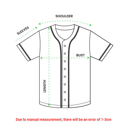 Baseball Jersey piping