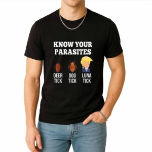 Bruce Springsteen Wearing Trump Know Your Parasites Shirt