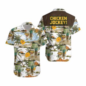 Chicken Jockey Hawaiian Shirt