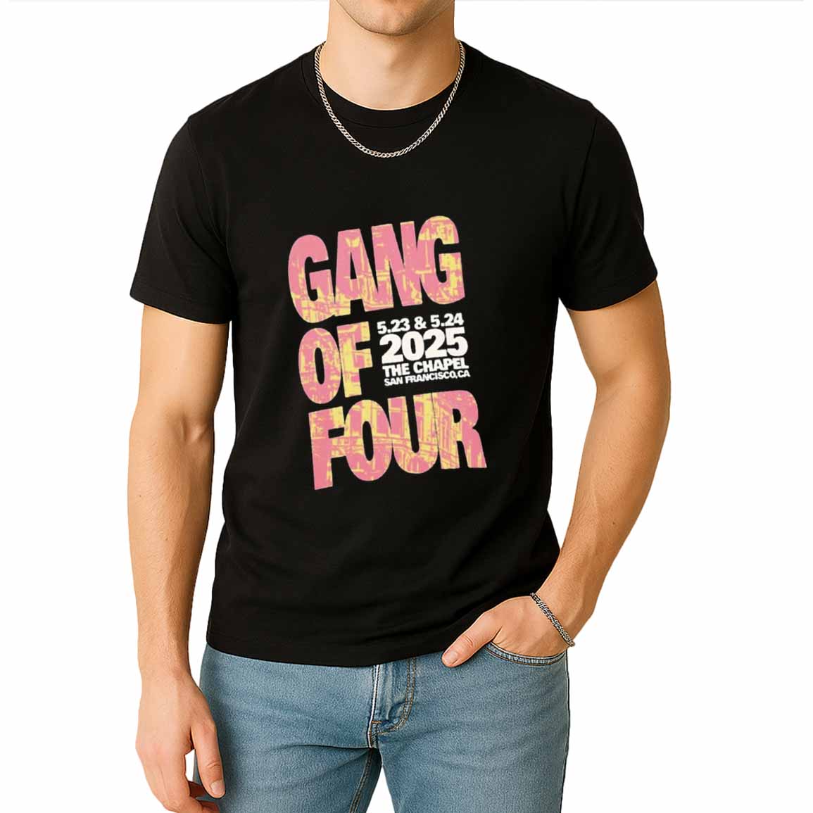 Gang Of Four May 23 24 2025 The Chapel San Francisco CA Shirt Gang Of Four May 23 24 2025 The Chapel San Francisco CA Shirt