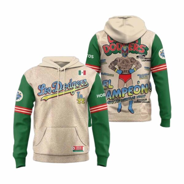 LA Dodgers Mexican Heritage Night 2025 Hoodie