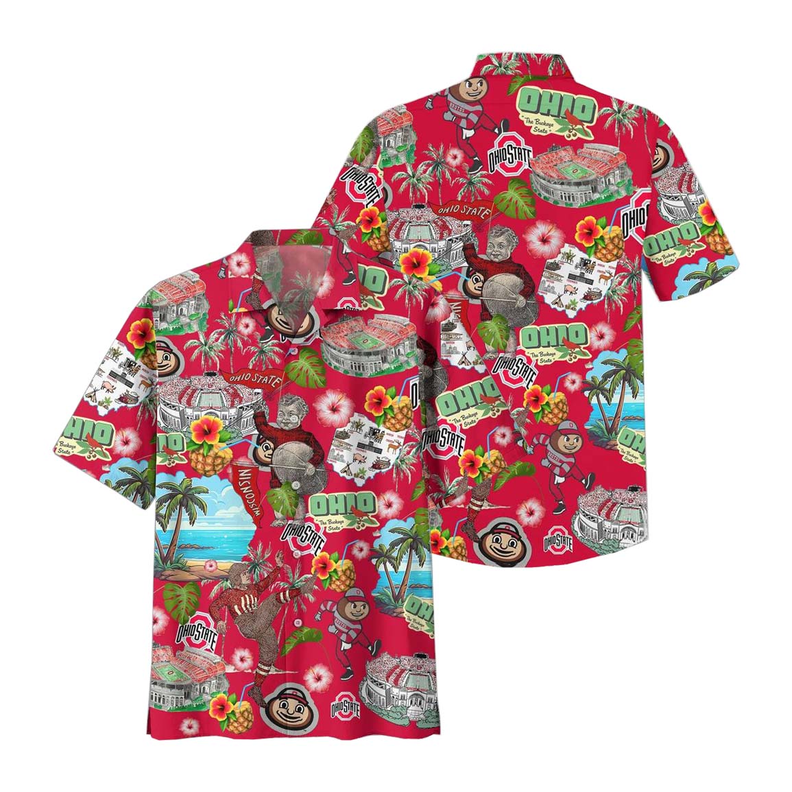Ohio State Buckeyes 2025 Hawaiian Shirt Ohio State Buckeyes 2025 Hawaiian Shirt