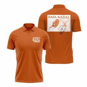 Rafael Nadal Merci Rafa 2025 Polo Shirt