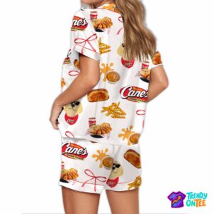Raising Chicken Silky Satin Pajama Set For Women