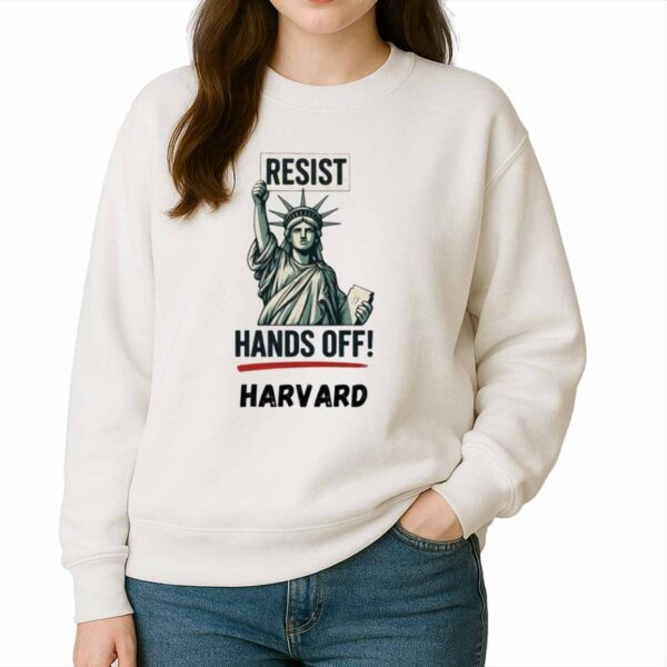Statue Of Liberty Hands Off Harvard Shirt