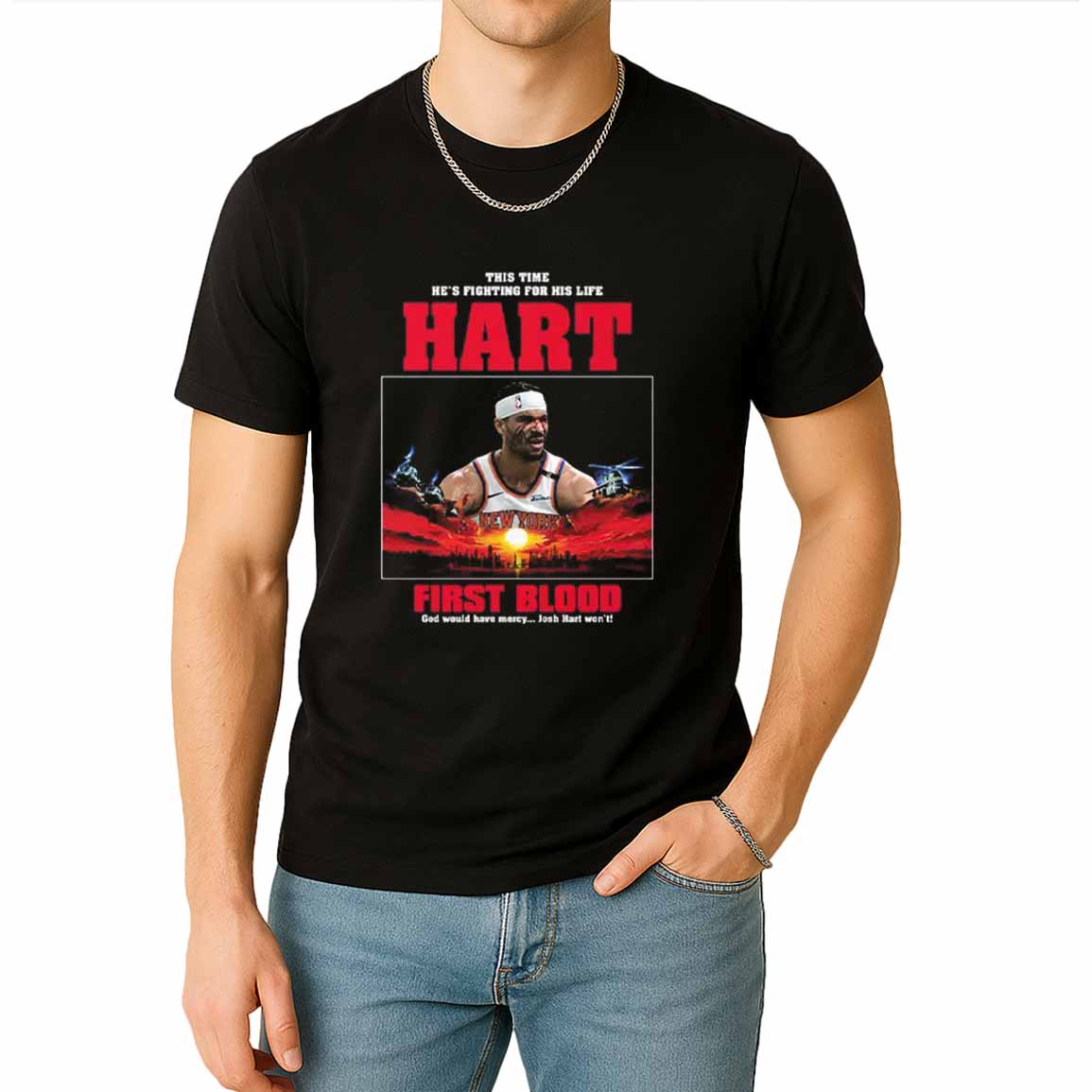 This Time He’s Fighting For His Life Hart First Blood Shirt This Time He’s Fighting For His Life Hart First Blood Shirt