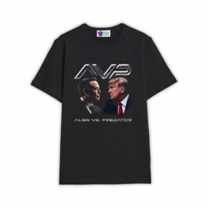 Alien vs Predator Trump vs Elon Shirt