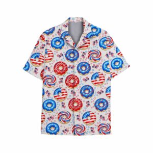 America Donut 4th of July Hawaiian Shirt