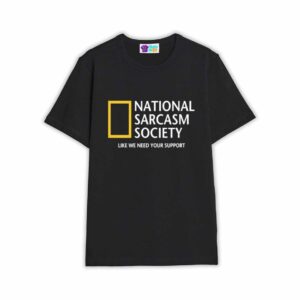 Anne Burrell Wearing National Sarcasm Society Shirt 1