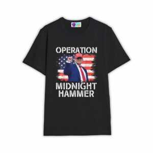 Donald Trump Operation Midnight Hammer USA Flag Shirt