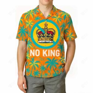 No King Tropical Protest Aloha Hawaiian Shirt