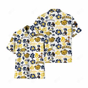 University Of California Berkeley Floral Hawaiian Shirt 1