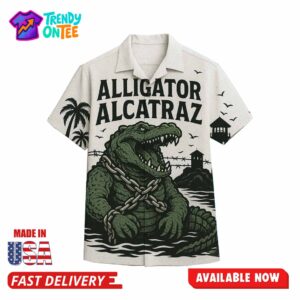 Alligator Alcatraz Hawaiian Shirt