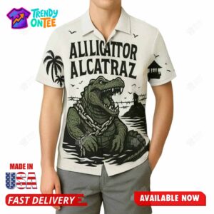 Alligator Alcatraz Hawaiian Shirt