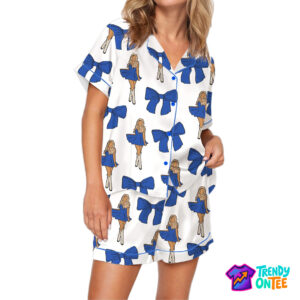 Am I Okay Silky Satin Pajama Set For Women