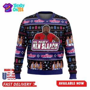Big Meaty Men Slappin Meat The New Day Ugly Christmas Sweater