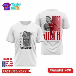 Diogo Jota Forever 20 The Heart Still Beats At Anfield Shirt