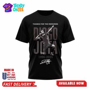 Diogo Jota Thank You For The Memories Liverpool FC 2025 Shirt