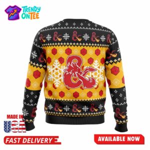 Guess I’ll Die D&D Ugly Christmas Sweater