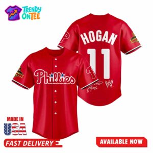 Hulk Hogan Phillies Signature Jersey 2025