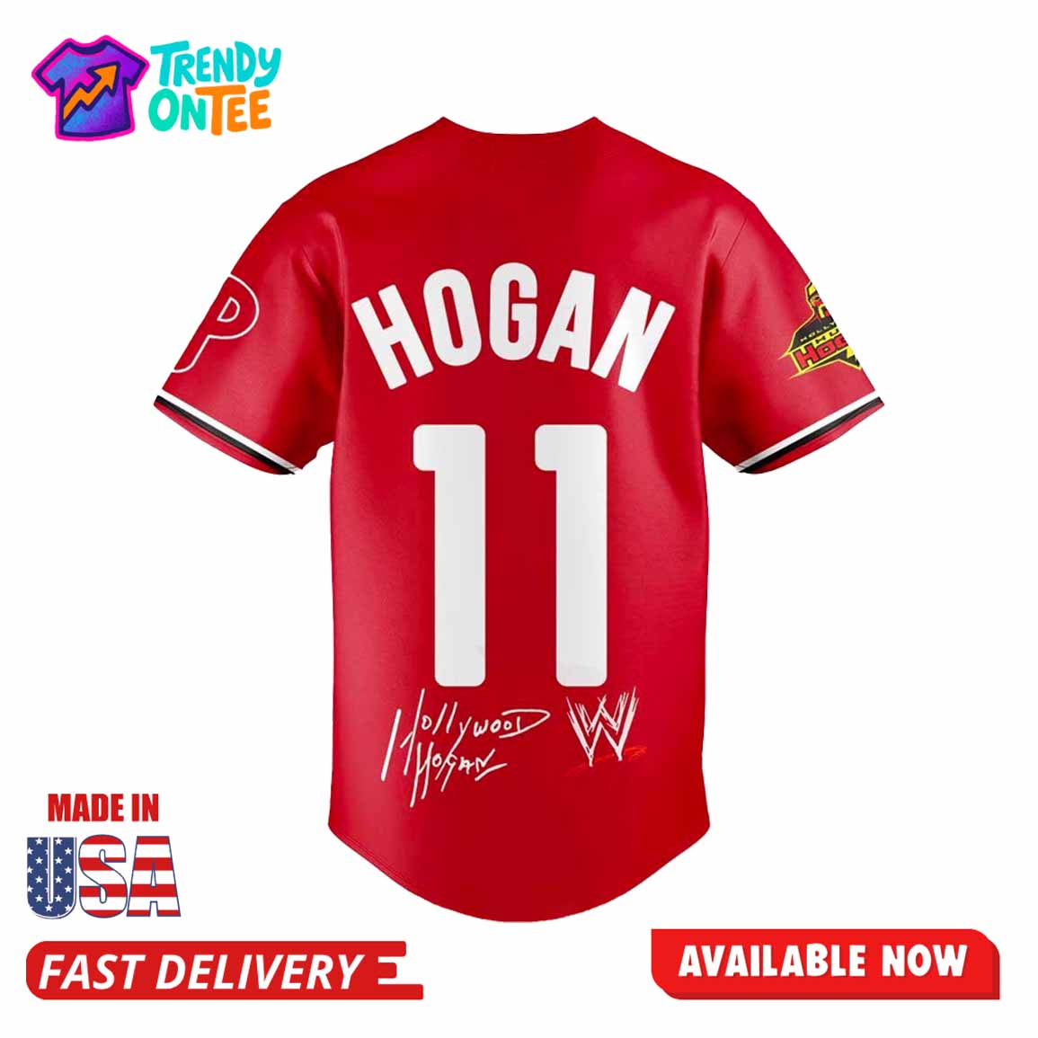 Hulk Hogan Phillies Signature Jersey 2025 Hulk Hogan Phillies Signature Jersey 2025