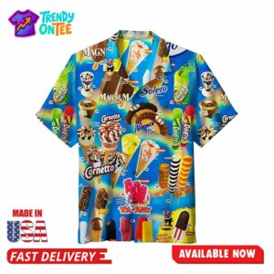 Ice Cream Hawaiian Shirt