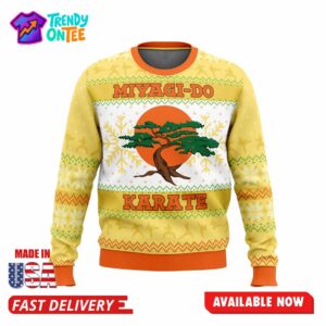 Miyagi Do Faux Cobra Kai Ugly Christmas Sweater
