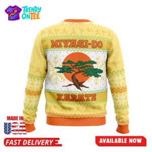 Miyagi Do Faux Cobra Kai Ugly Christmas Sweater