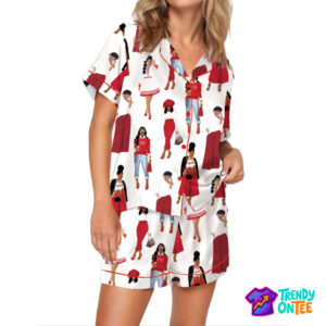 Sisterhood Satin Pajama Set For Women