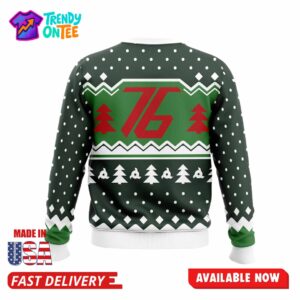 Soldier 76 Ugly Sweater Skin Overwatch Ugly Christmas Sweater