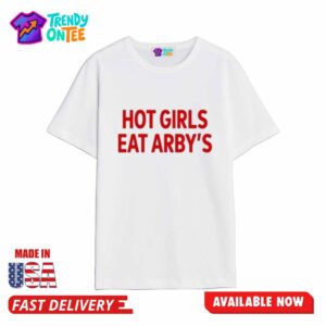 Sophie Cunningham Wearing Hot Girls Eat Arbys Graphic Shirt