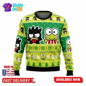 Badtz Maru and Keroppi Sanrio Ugly Christmas Sweater