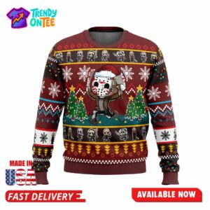 Cute Jason Friday the th Ugly Christmas Sweater