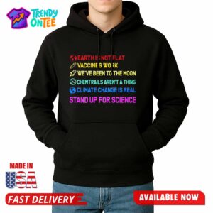 Earth Is Not Flat Vaccines Work Shirt