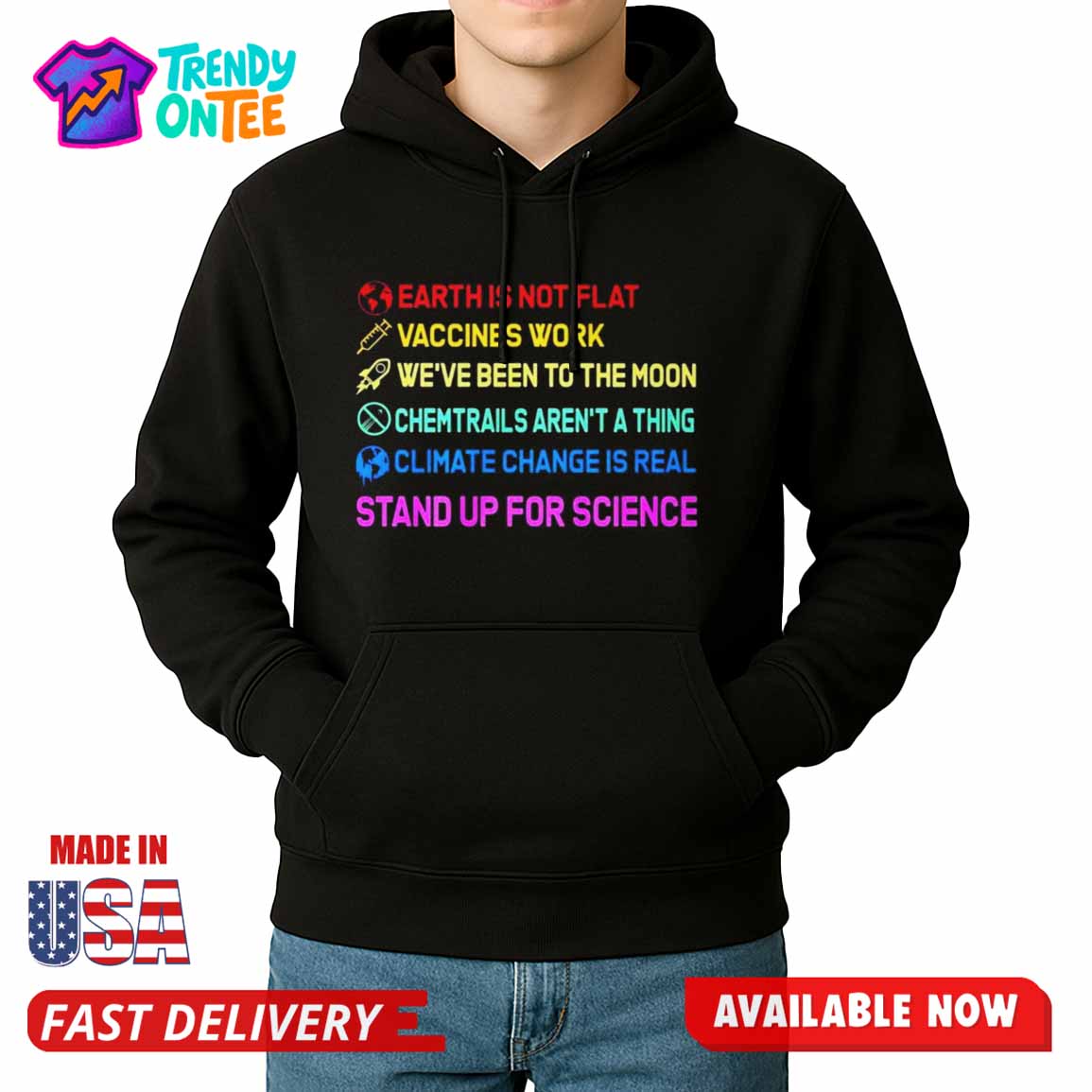 Earth Is Not Flat Vaccines Work Shirt Earth Is Not Flat Vaccines Work Shirt