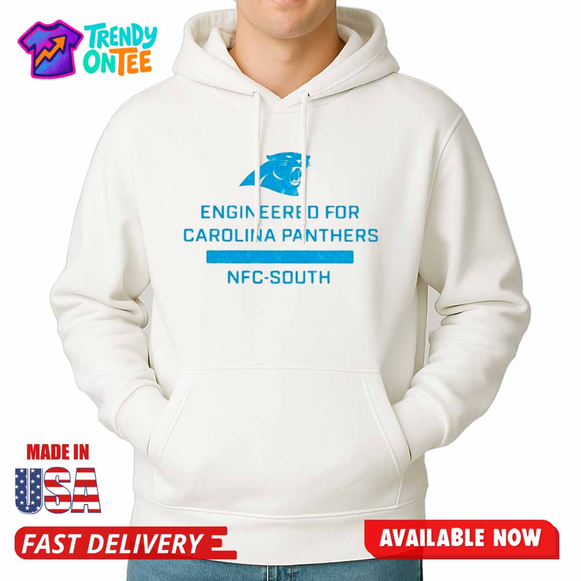 Engineered For Carolina Panthers NFC South Shirt Engineered For Carolina Panthers NFC South Shirt