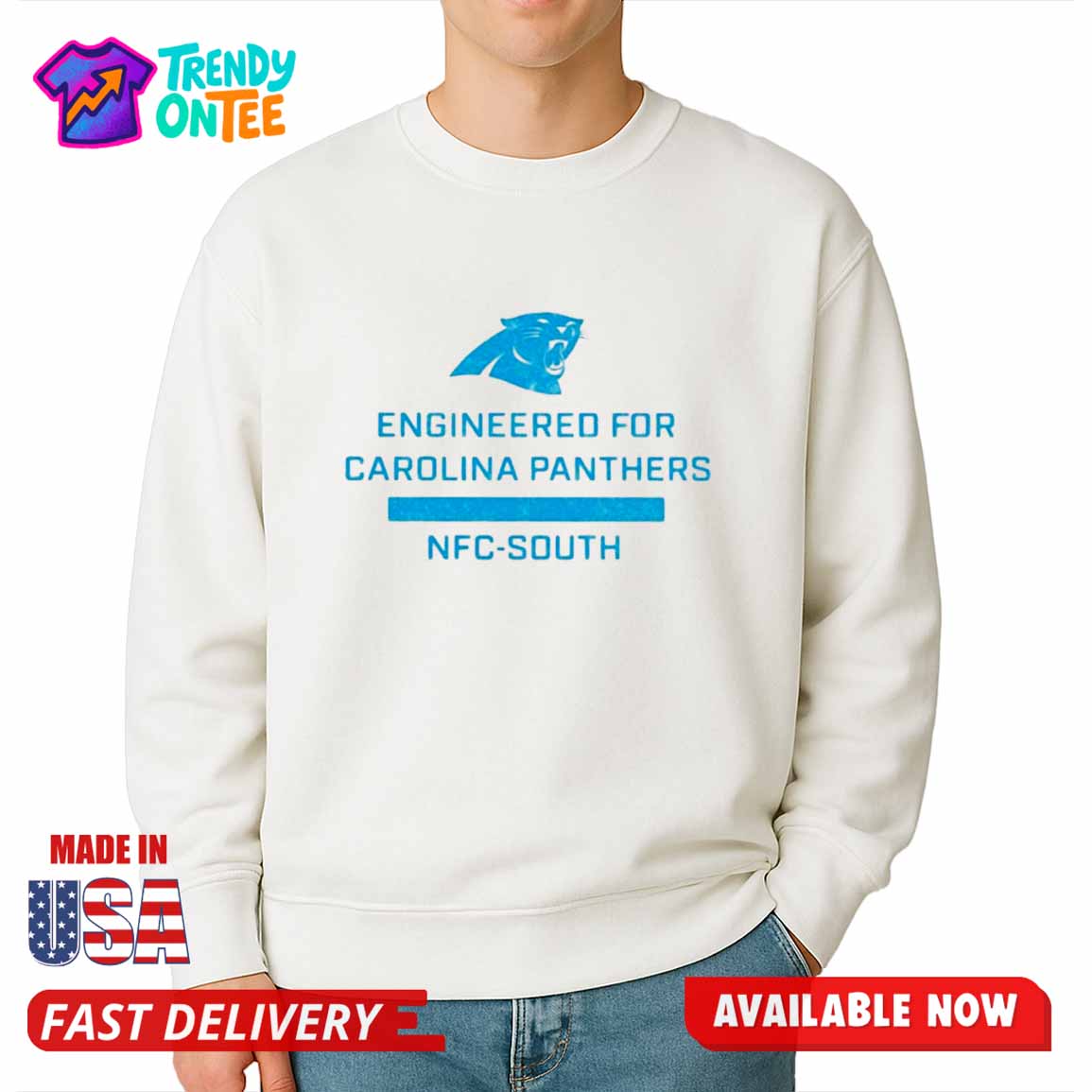 Engineered For Carolina Panthers NFC South Shirt Engineered For Carolina Panthers NFC South Shirt