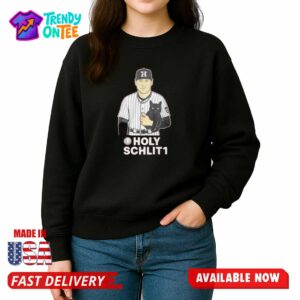 Holy Schlit Baseball Cat Shirt
