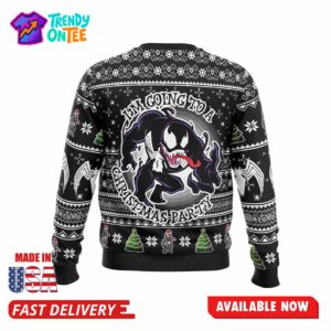 I’m Going To A Christmas Party Venom Ugly Christmas Sweater