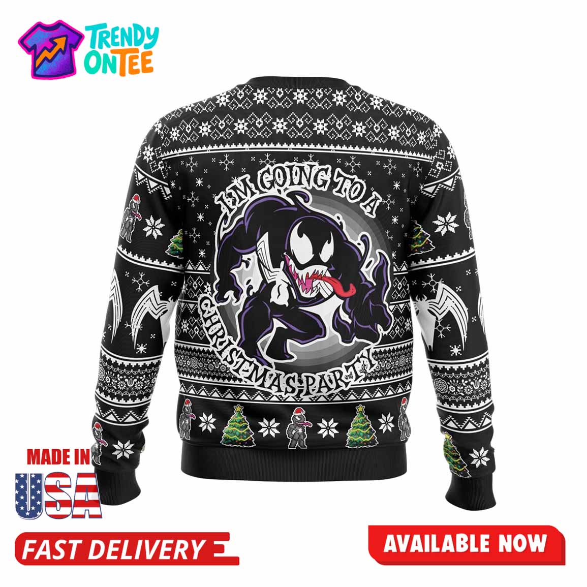 I’m Going To A Christmas Party Venom Ugly Christmas Sweater I’m Going To A Christmas Party Venom Ugly Christmas Sweater