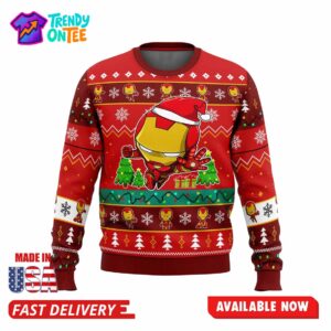 Iron Man Chibi Ugly Christmas Sweater