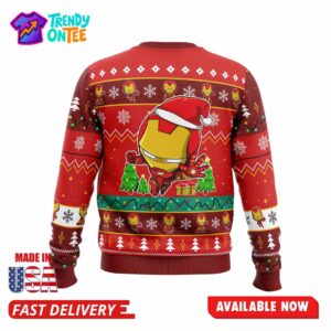 Iron Man Chibi Ugly Christmas Sweater