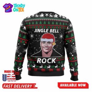 Jingle Bell Rock Dwayne Johnson Ugly Christmas Sweater