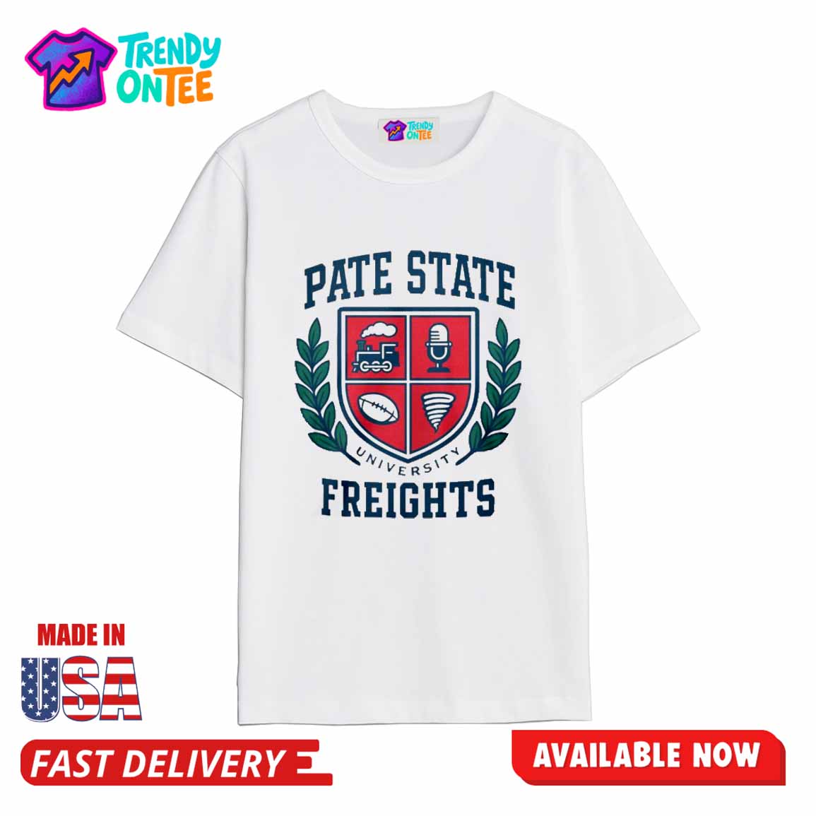Josh Pate Pate State University Freights Shirt Josh Pate Pate State University Freights Shirt