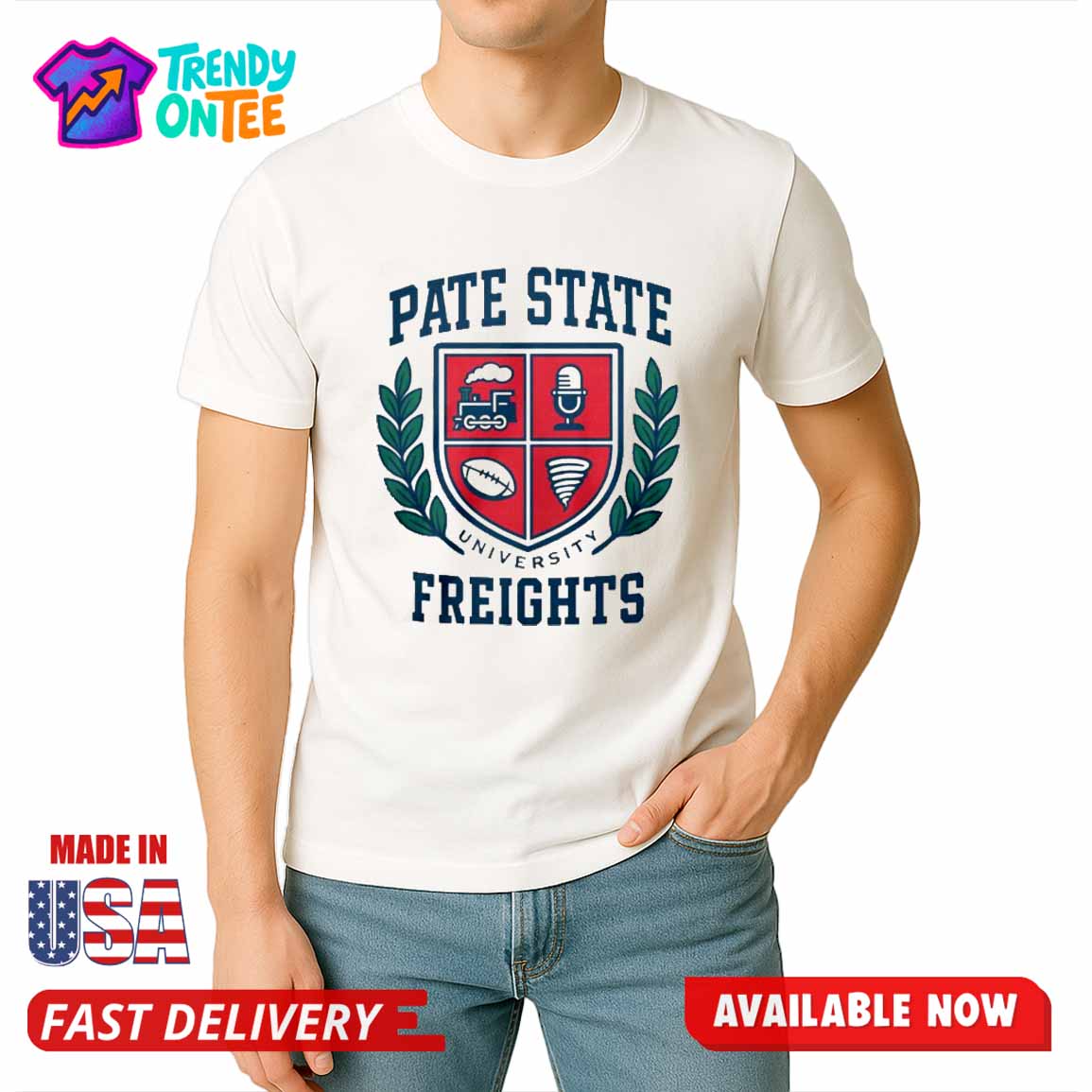 Josh Pate Pate State University Freights Shirt Josh Pate Pate State University Freights Shirt