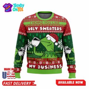 Kermit the Frog Ugly Christmas Sweater