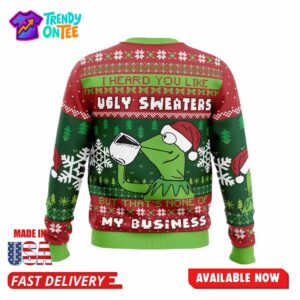 Kermit the Frog Ugly Christmas Sweater
